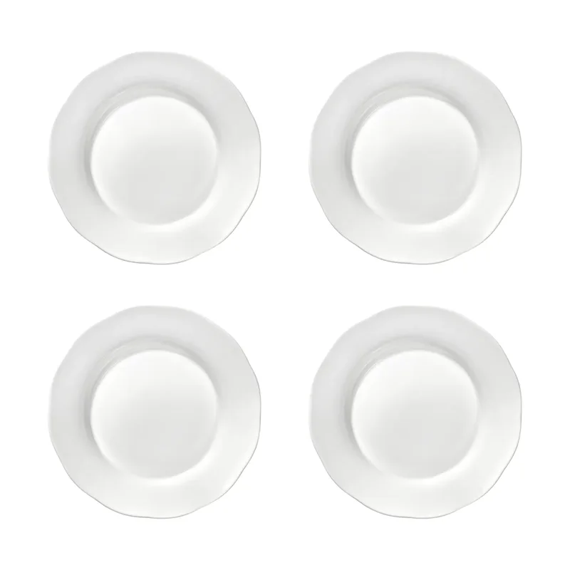 Silhouette tiefer Seitenteller L Ø18,5 cm 4er pack White von Serax – Produktfoto