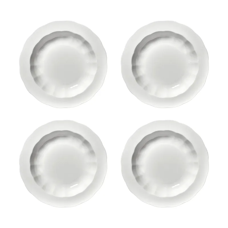 Silhouette tiefer Teller M Ø23,7 cm 4er pack White von Serax – Produktfoto