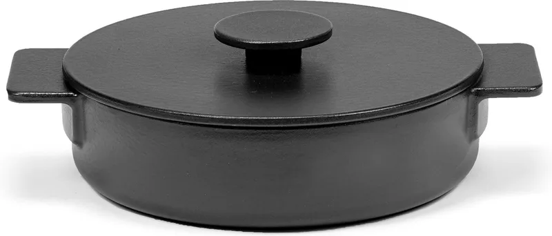 Surface by Sergio Herman - Braadpan - Gietijzer - 1,7L - Ø 23cm by Serax in Zwart – product photo