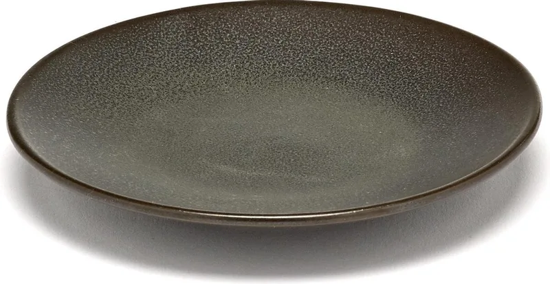 Surface By Sergio Herman Expresso Schoteltje Inku Groen-Brons D 12 cm H 1.6 cm by Serax in Groen – product photo
