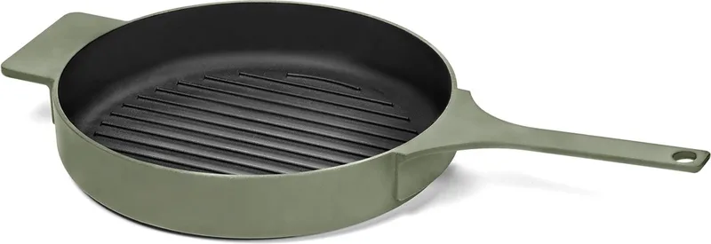 Surface by Sergio Herman - Grillpan - Gietijzer- Ø 26cm - Camogroen by Serax in Groen – product photo