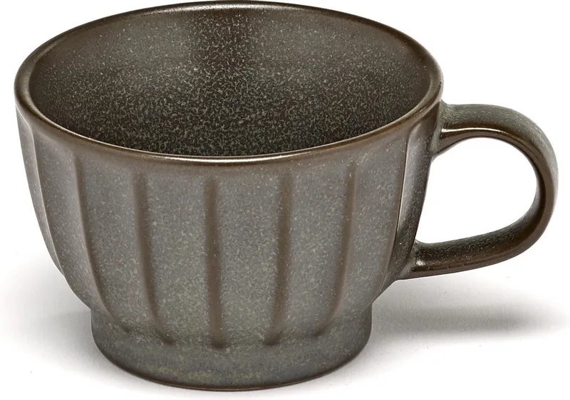 Surface By Sergio Herman Koffie Kopje Inku Groen-Brons D 8.5 cm H 5.5 cm by Serax in Groen – product photo