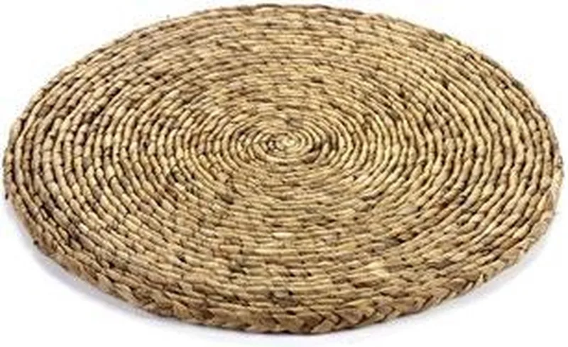 Surface by Sergio Herman Onderlegger Hyacint - L - Ø32cm x H1,3cm - Natuur by Serax in Beige – product photo