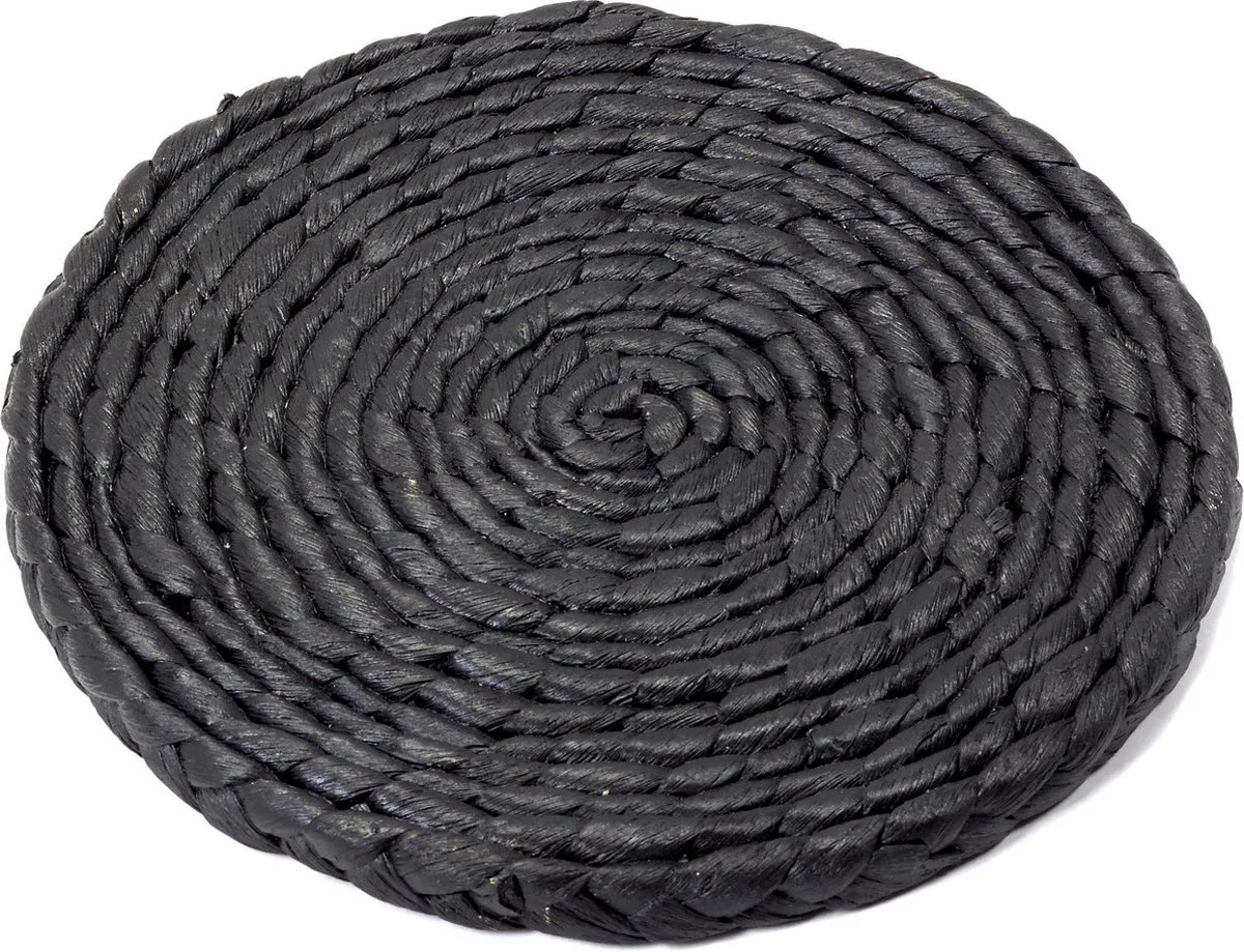 Surface by Sergio Herman Onderlegger Hyacint - S -Ø20cm x H1,3cm de Serax en Noir – photo du produit