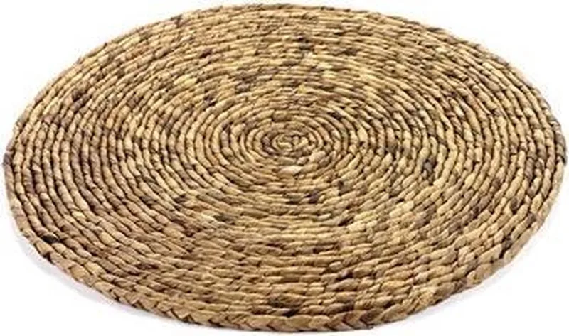 Surface By Sergio Herman Onderlegger Hyacint - XL - Ø40cm x H1,3cm - Natuur by Serax in Beige – product photo
