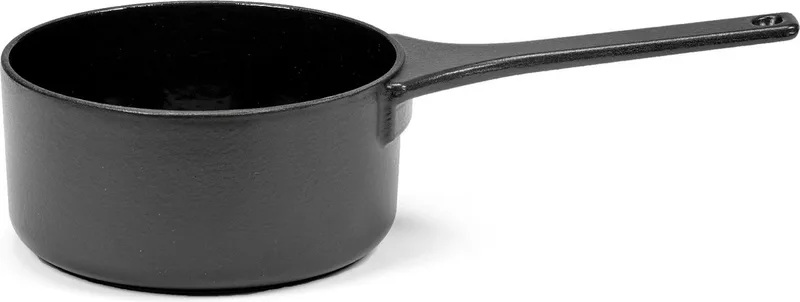Surface by Sergio Herman - Sauspan - Gietijzer - 1,3L - Ø 17cm by Serax in Zwart – product photo