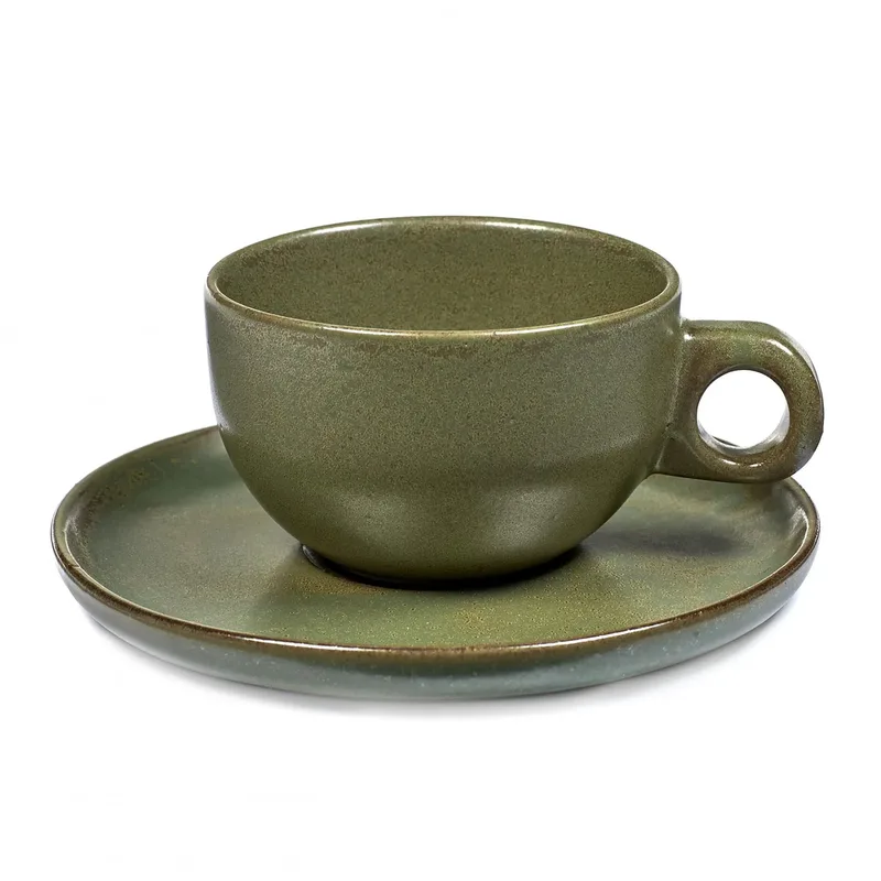 Surface Cappuccinotasse 23cl Camogreen von Serax – Produktfoto