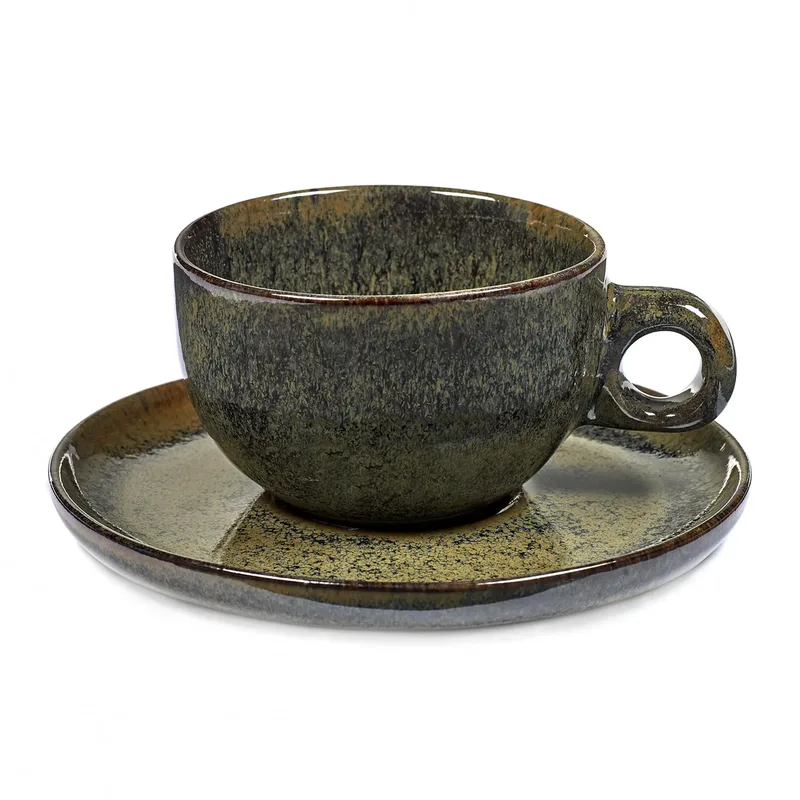 Surface Cappuccinotasse 23cl Indi grey von Serax – Produktfoto