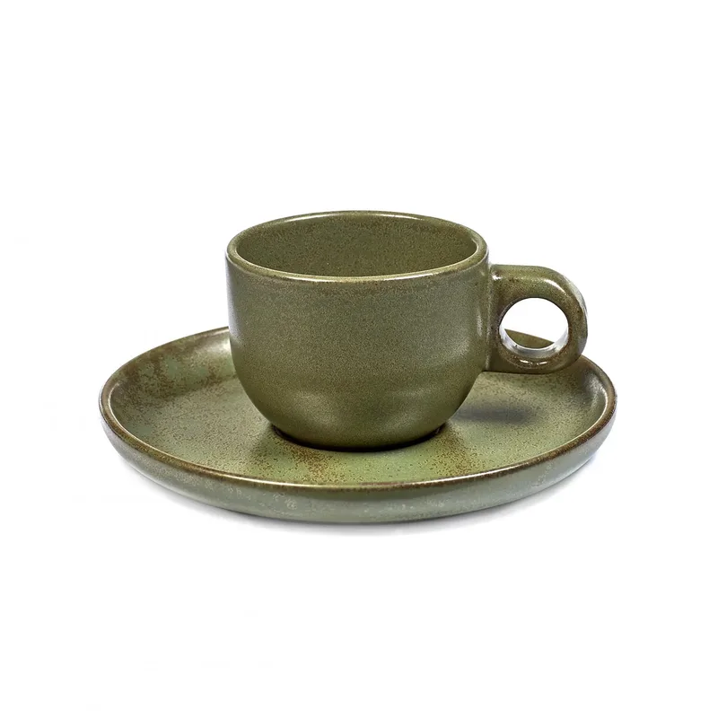 Surface Espressotasse 10cl Camogreen von Serax – Produktfoto