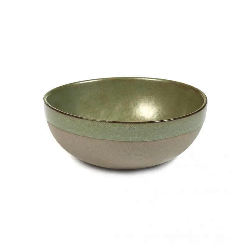 Surface Frühstücksschale 13cm Grey-camogreen by Serax – product photo