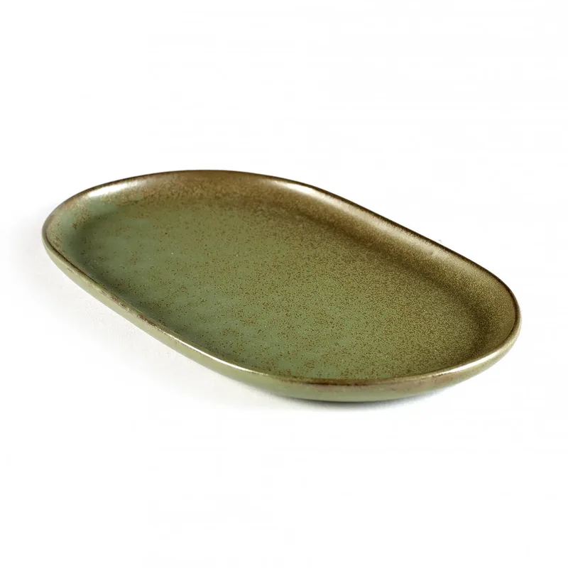 Surface Tapasteller 15 x 25cm Camogreen von Serax – Produktfoto