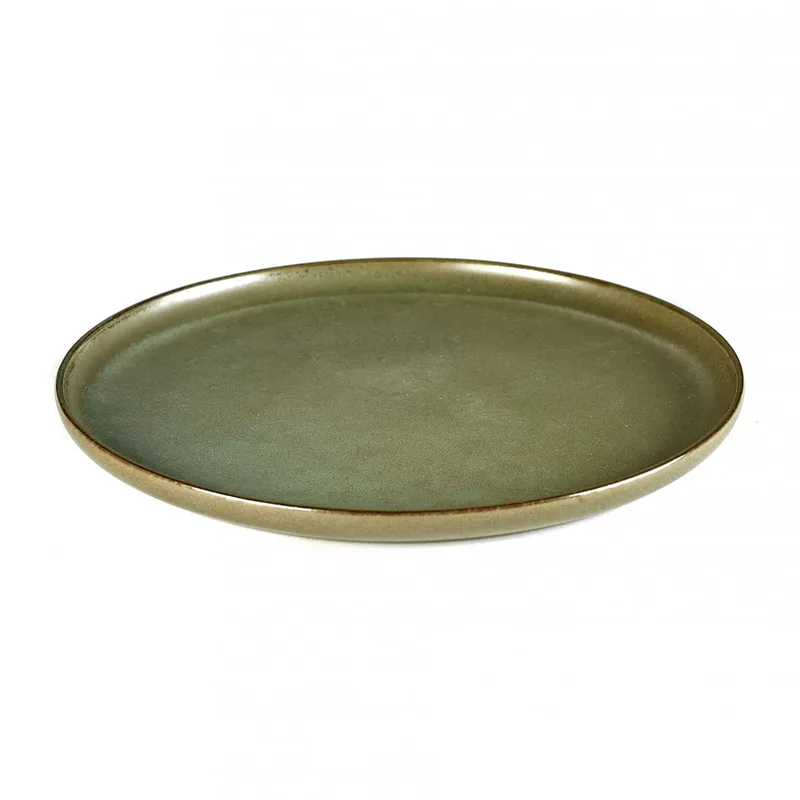 Surface Teller 24cm Camogreen von Serax – Produktfoto