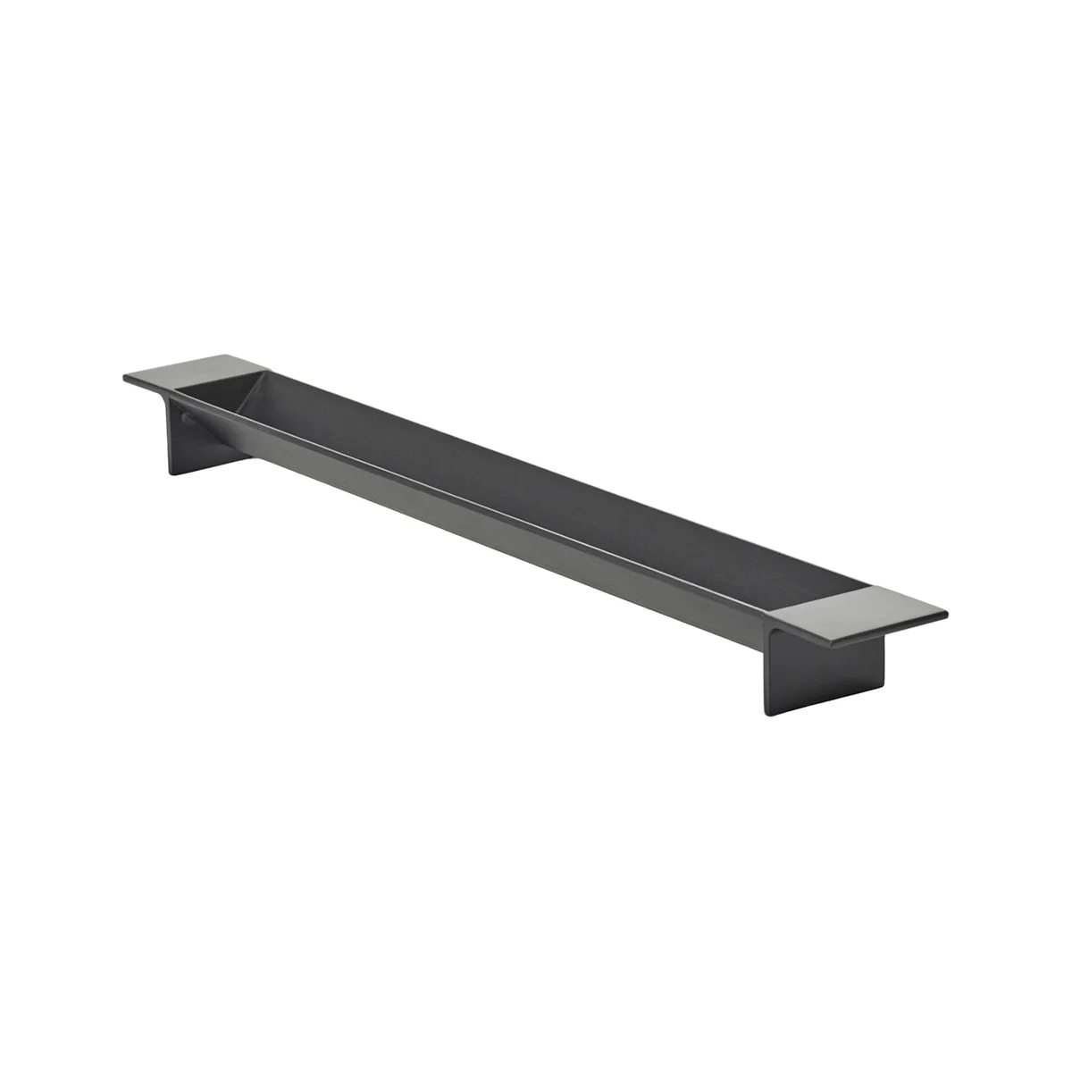 Tablett L-TRAY - Schwarz - Stahl - Designer Jonas Van Put van Serax – productfoto