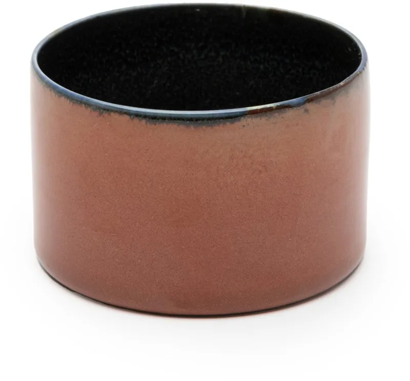 Terres de Rêves Beker - Ø7,5 x H 5 - 8 stuks by Serax in Rust/darkblue – product photo