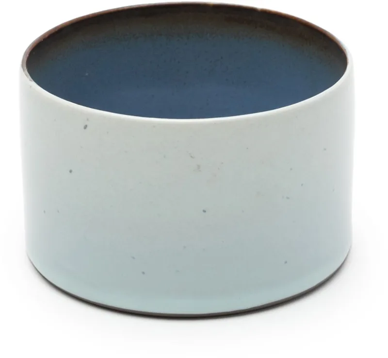 Terres de Rêves Beker - Ø7,5 x H5 - Light Blue / Smokey Blue - 8 stuks by Serax in Light blue / smokey blue – product photo