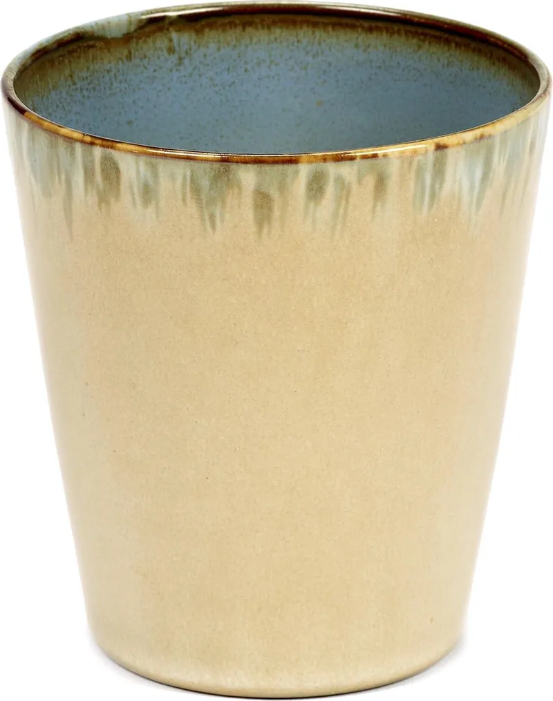 Terres de Rêves Beker - Ø8,5 x H9,5 - Misty Grey / Smokey Blue - 8 stuks by Serax in Misty Grey / Smokey Blue – product photo