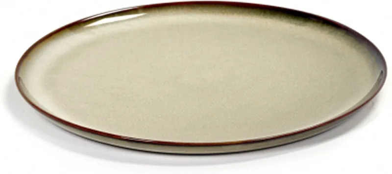 Terres de Rêves bord- M - 22 cm - set van 2 by Serax in Mistygrey – product photo