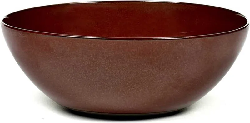 Terres de Rêves Bowl XL - Ø18,4 x H7,1 - 2 stuks by Serax in Rust – product photo