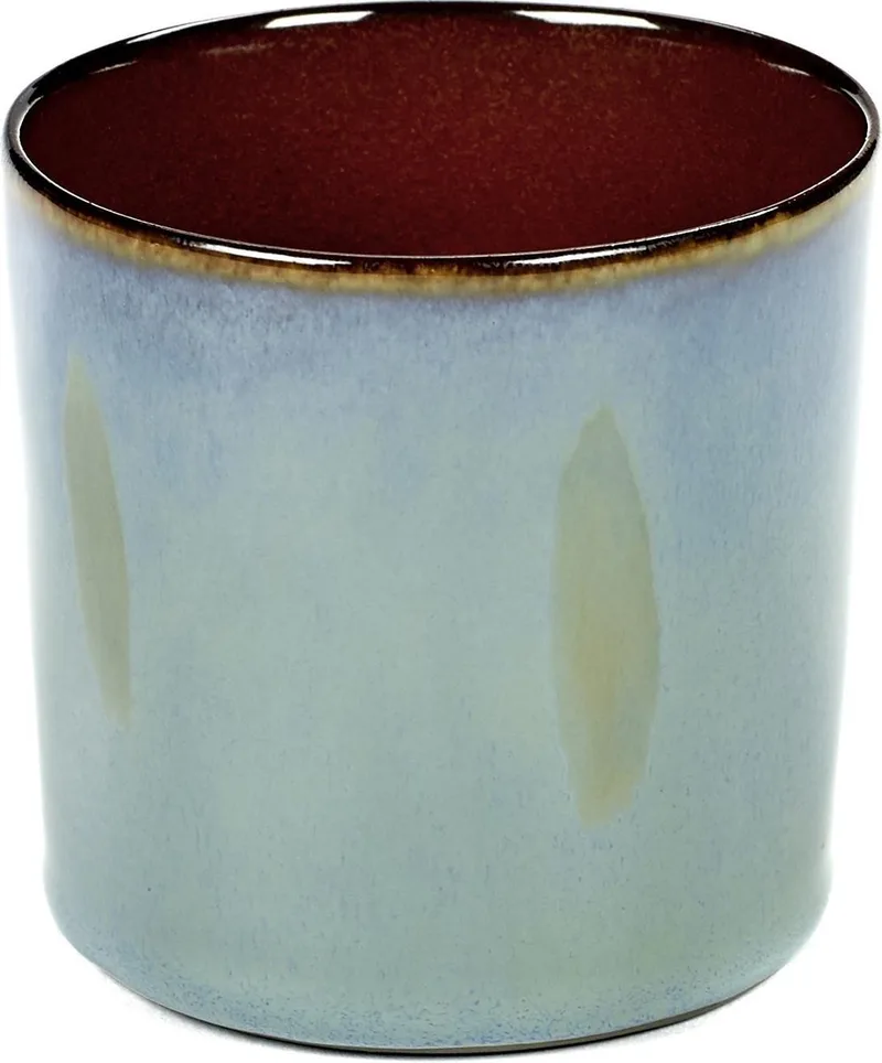 Terres de Rêves by Anita Le Grelle Beker - D7,5x7,5 cm - Smokey blue/rust de Serax en Smokey blue – photo du produit