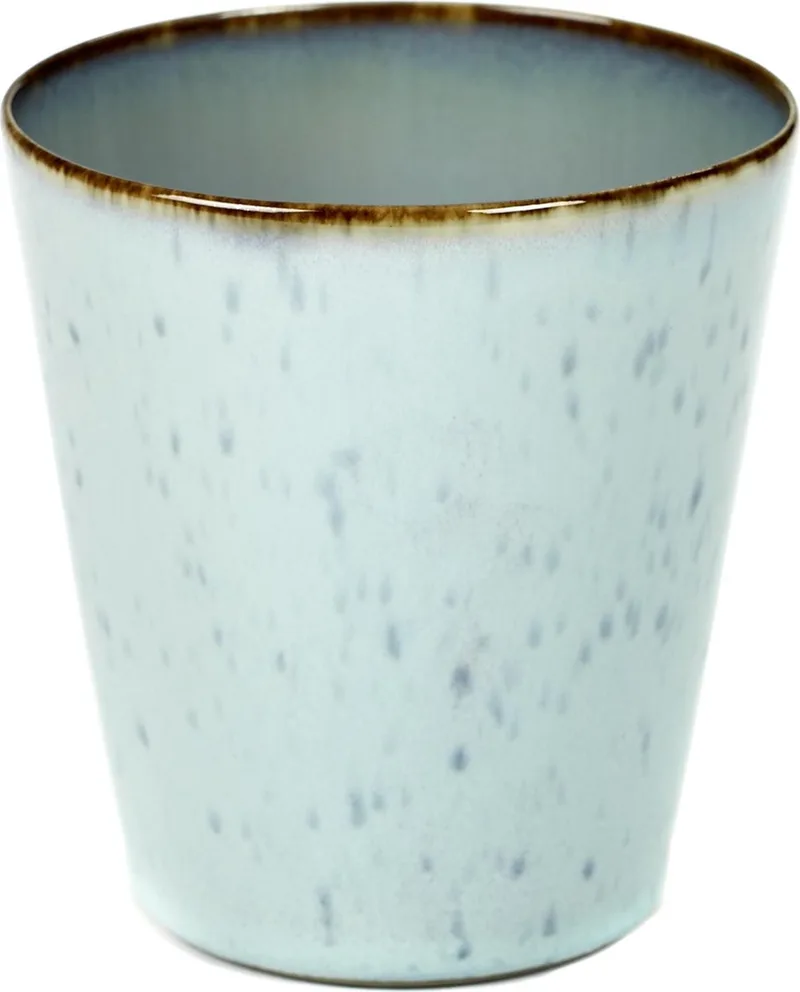 Terres de Rêves by Anita Le Grelle Beker - M - D8,5x9,5 cm - Light blue/Smokey blue de Serax en Light blue smokey blue – photo du produit