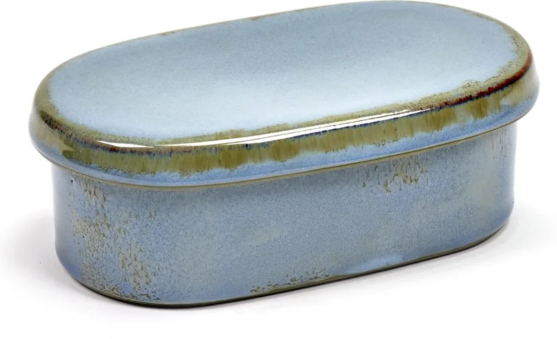 Terres de Rêves by Anita Le Grelle Botervlootje - 14,5x8,5x5 cm by Serax in Smokey blue – product photo