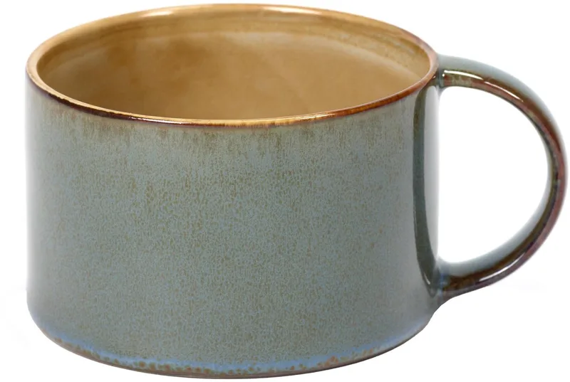 Terres de Rêves by Anita Le Grelle Koffiekop - Ø8xH5,1 cm - Misty Grey/Smokey Blue by Serax in Smokey blue – product photo