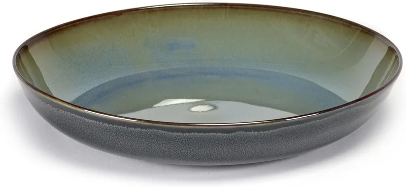 Terres de Rêves by Anita Le Grelle Pastabord - D23,5x4,5 cm - Misty grey/dark blue by Serax in Misty grey dark blue – product photo