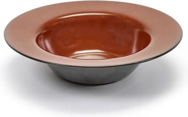 Terres de Rêves by Anita Le Grelle Soepbord - 21,3 cm - rust/smokey blue by Serax in Rust smokey blue – product photo