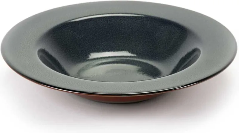 Terres de Rêves Pastabord - Ø27,3 cm - 2 stuks by Serax in Dark blue-Rust – product photo