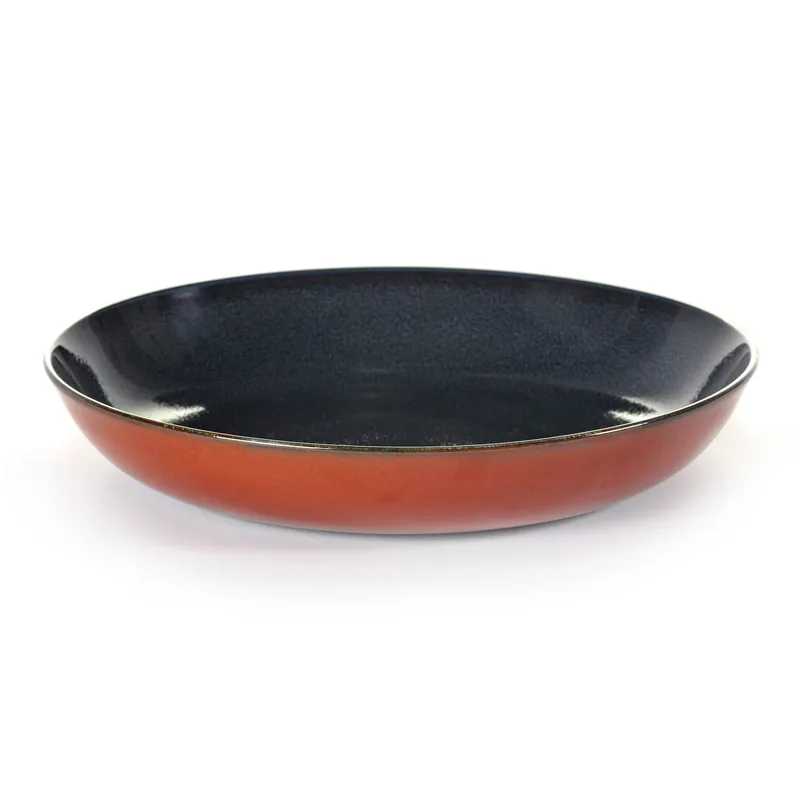 Terres de Rêves Pastateller 23,5cm Dark blue-rust by Serax – product photo