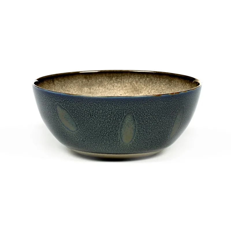 Terres de Rêves Schale M Misty grey-dark blue by Serax – product photo