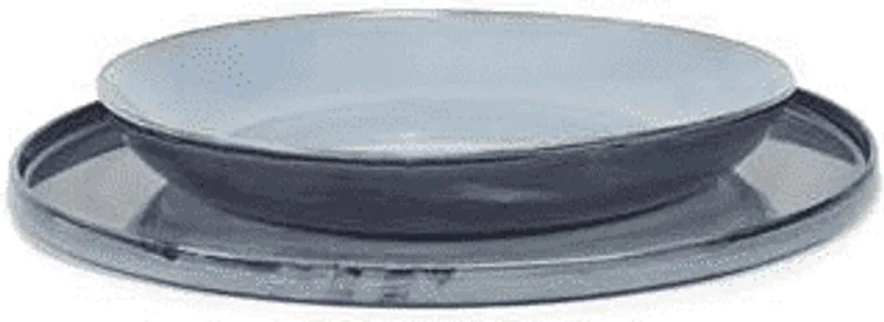 Terres de Reves - Serveerschaal 29cm D. Blue/light bl by Serax in Blauw – product photo