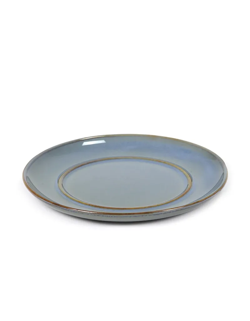 Terres de rêves Teller für Kaffeetasse Rauchig blau von Serax – Produktfoto