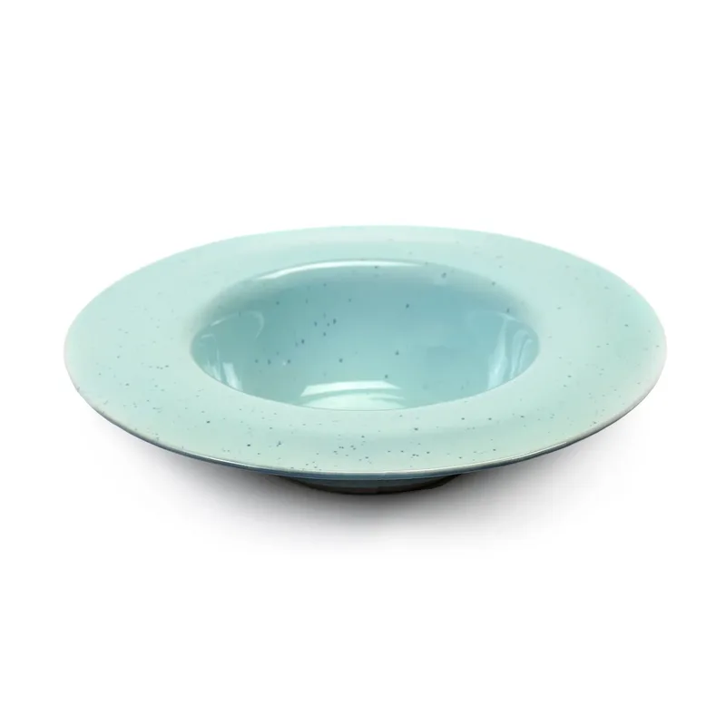 Terres de Rêves tiefer Teller 21,3cm Light blue-smokey blue von Serax – Produktfoto