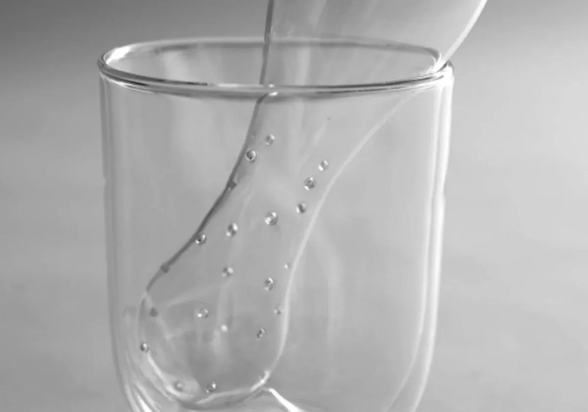theeglas dubbelwandig + theehouder set van 2 by Serax in Transparent – product photo