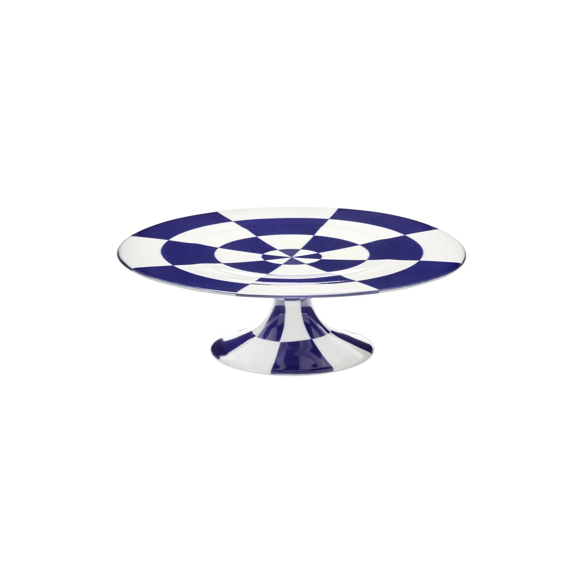 Tortenplatte LES OBJETS MOULEVERSANTS - Blau - emailliertes Porzellan - Designer Wouters & Hendrix de Serax – photo du produit