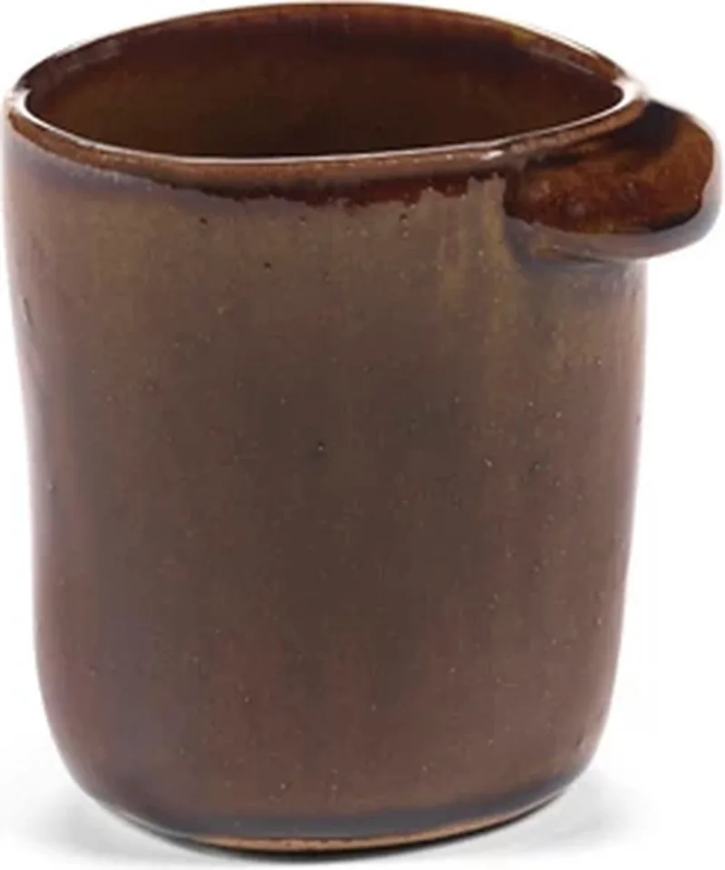 Uncharted Out of Lines beker zonder oor 25cl ocher by Serax in Bruin – product photo