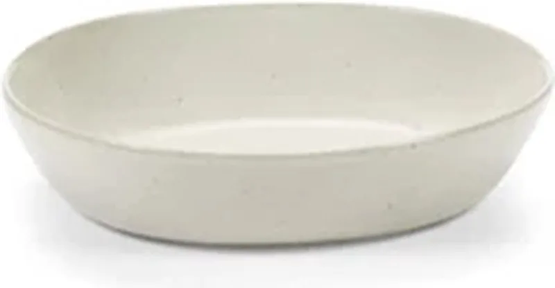 Uncharted Out of Lines diep bord 18.5x17cm H4cm off white by Serax in Wit – product photo