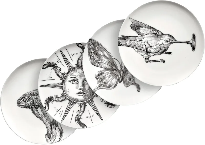 Unity By Tomorrowland Ontbijtbord Ø12 Set Van 4 by Serax in Wit – product photo