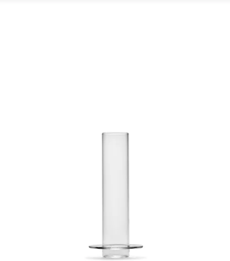 Vaas-Vaas voor Bloemen Towers Glas L 10,5 cm B 4,9 cm H 22,5 cm by Serax in Transparant – product photo
