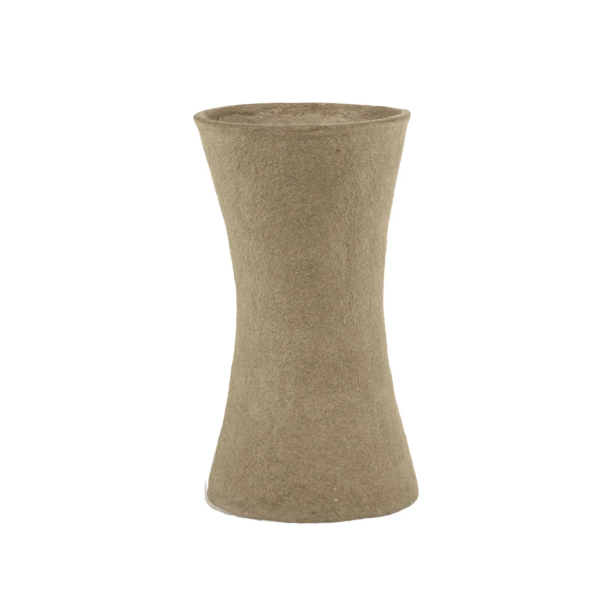Vase Earth - Beige - Recycelte Pappmaché - Designer Marie Michielssen von Serax – Produktfoto