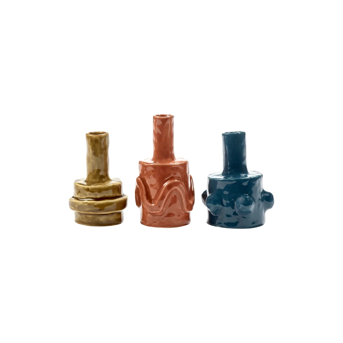 Vase Molly - Bunt - emaillierter Sandstein - Designer Marie Michielssen von Serax – Produktfoto