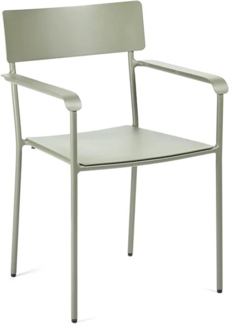 Vincent Van Duysen August armstoel compact 49x48x85 eucalyptus by Serax in Groen – product photo