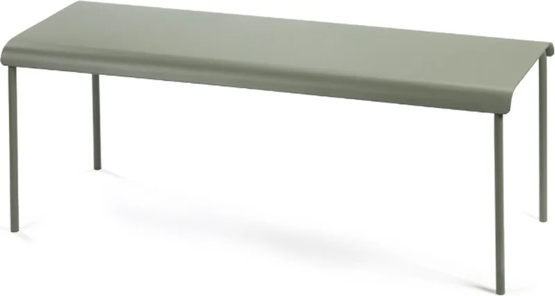 Vincent Van Duysen August bank 120x45cm H45cm groen van Serax in Eucalyptus – productfoto