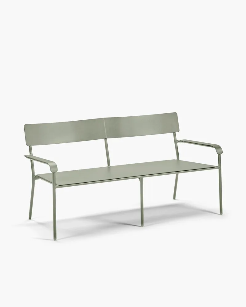 Vincent Van Duysen August tweezit bank L136cm H70cm eucalyptus by Serax in Groen – product photo