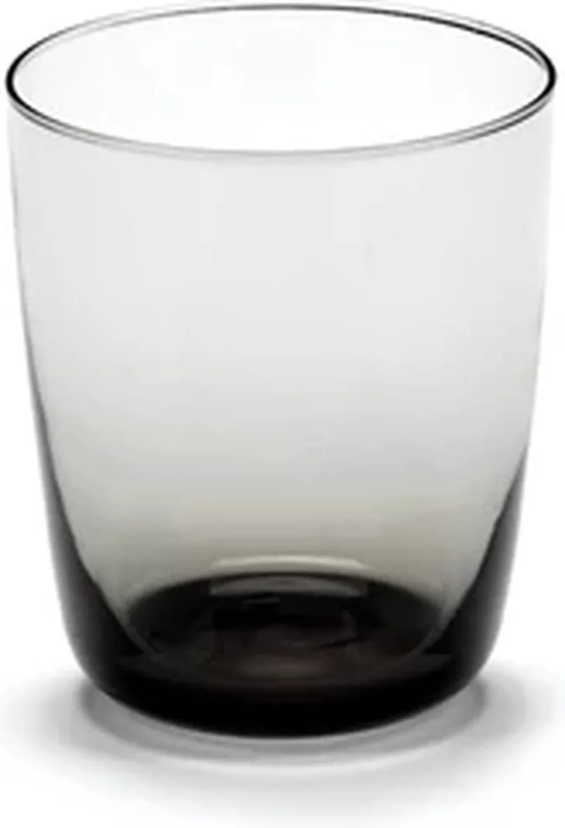 Vincent Van Duysen Cena glas hoog D8.5cm H10cm smokey grey van Serax in Smoke – productfoto