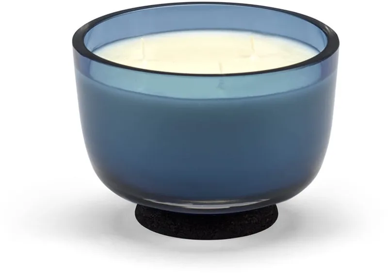 Vincent Van Duysen Panarea geurkaars S D12cm H8cm donkerblauw by Serax in Blauw – product photo