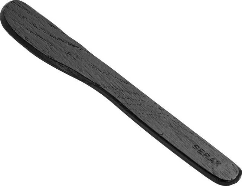 Vincent Van Duysen Passe-Partout botermes hout 14cm (set van 6) by Serax in Zwart – product photo