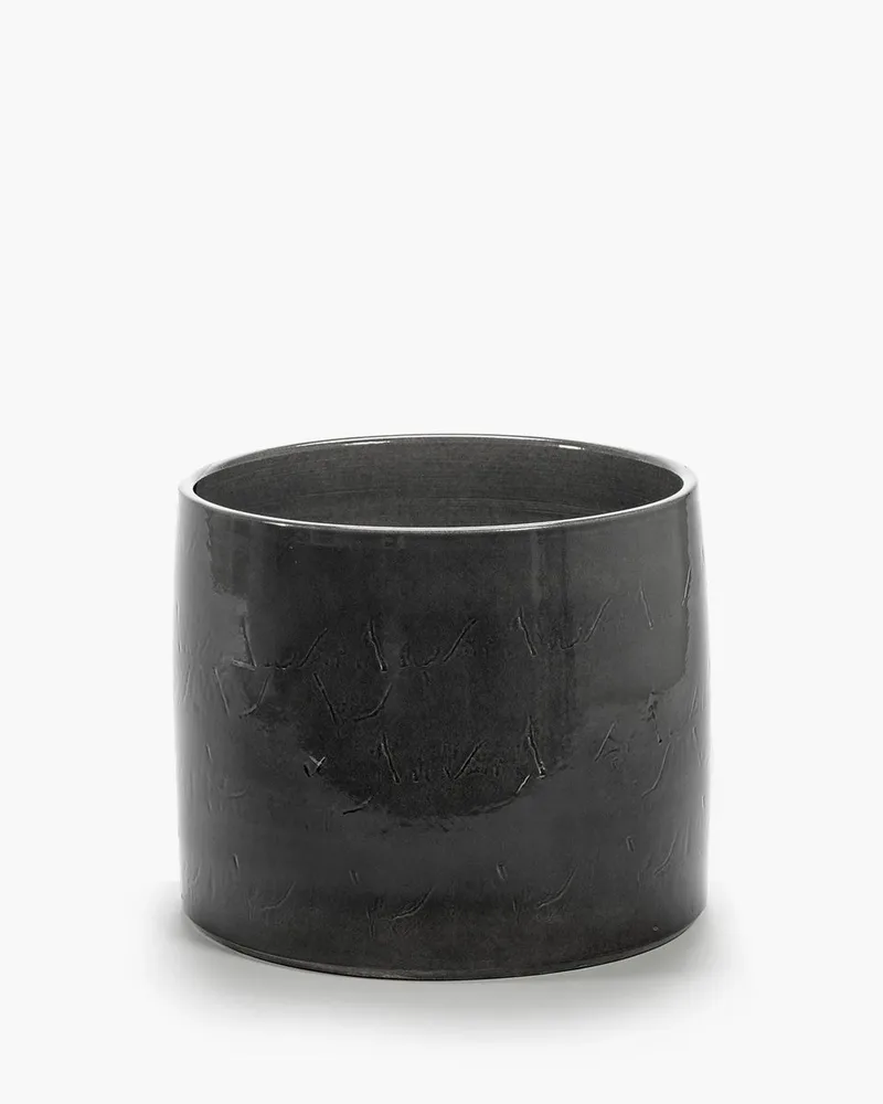 Vincent Van Duysen Vaso 03 bloempot D39cm H32cm by Serax in Antractiet – product photo