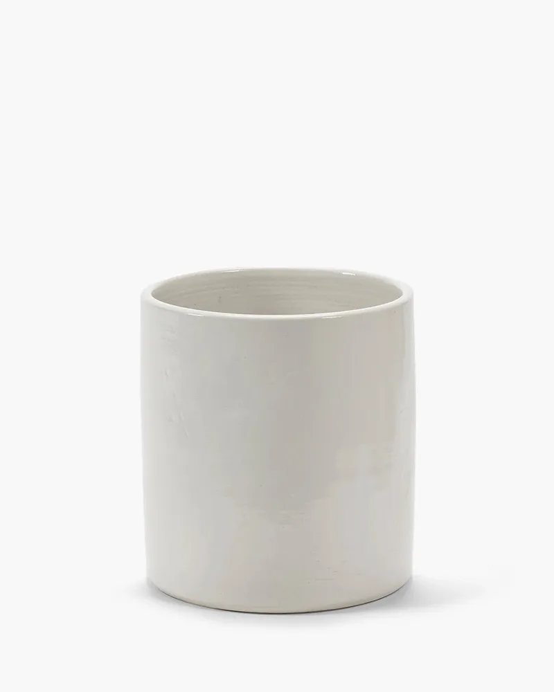 Vincent Van Duysen Vaso 06 bloempot D27cm H29cm by Serax in Wit – product photo